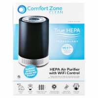 Comfort Zone Wifi Hepa Air Purifier - Black Perspective: Main