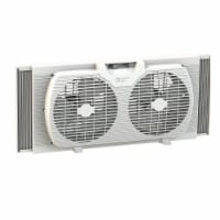 Comfort Zone Portable Twin Window Fan - White Perspective: Main