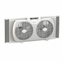 Comfort Zone Portable Twin Window Fan - White Perspective: Main