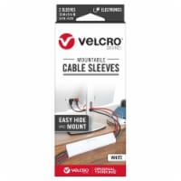 VELCRO® Brand Mountable Cable Sleeves - White Perspective: Main