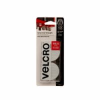 VELCRO® Brand Industrial Strength Stick On Circles - 4 Pack - White
