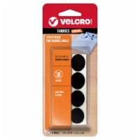 VELCRO® Brand Sticky Back for Fabrics Ovals - 8 Pack - Black Perspective: Main