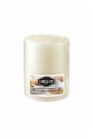 Candle-lite Creamy Vanilla Swirl Pillar Candle - Cream Perspective: Main