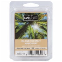 Candle-Lite Island Coconut Mahogany Scented Wax Cubes Perspective: Main