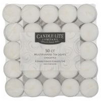 Candle-lite™ Unscented Tea Light Candles - White Perspective: Main