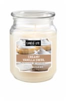 Candle-Lite® 18 oz Creamy Vanilla Swirl Jar Candle