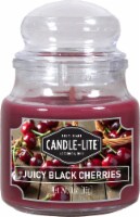 Candle-lite Juicy Black Cherries Jar Candle Perspective: Main