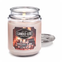 Candle-lite® Evening Fireside Glow Jar Candle Perspective: Main