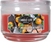 Candle-lite® Sunlit Mandarin Berry 3-Wick Scented Jar Candle