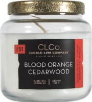 Candle-Lite No. 51 Blood Orange Cedarwood Jar Candle - White Perspective: Main