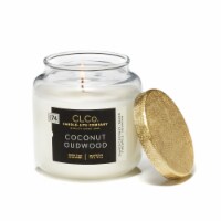 Candle-lite CLCo™ No. 74 Coconut Oudwood Glass Jar Candle - White Perspective: Main