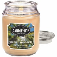 Candle-lite® Island Coconut Mahogany Jar Candle