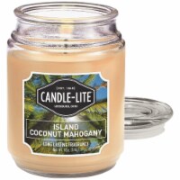 Candle-lite® Island Coconut Mahogany Jar Candle