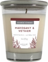 Candle-lite® Essential Elements® Mahogany and Vetiver Glass Jar Candle