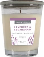 Candle-lite® Essential Elements® Lavender and Cedarwood Glass Jar Candle