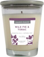Candle-lite® Essential Elements® Wild Fig and Tobac Glass Jar Candle Perspective: Main