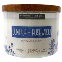 Candle-lite® Essential Elements® Juniper & Rosewood Glass Jar Candle Perspective: Main