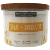 Essential Elements® Vanilla + Sandalwood Candle
