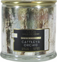 Candle-lite CLCo™ No. 08 Cattleya Orchid Natural Wooden Wick Glass Jar Candle - White Perspective: Main