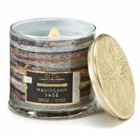 Candle-lite CLCo™ Mahogany Sage Natural Wooden Wick Jar Candle Perspective: Main