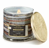 Candle-lite CLCo™ Mahogany Sage Natural Wooden Wick Jar Candle Perspective: Main