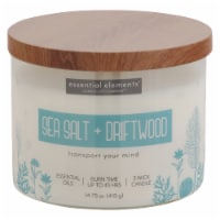 Candle-lite® Essential Elements® Sea Salt & Driftwood Jar Candle Perspective: Main