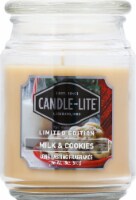 Candle-lite Limited Edition Milk & Cookies Scented Jar Candle - Cream Perspective: Main