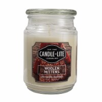 Candle-lite Woolen Mittens Scented Jar Candle - White Perspective: Main