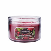 Candle-lite 3 Wick Crimson Berries Scented Candle Perspective: Main