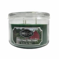 Candle-lite 3 Wick Christmas Tree Farm Scented Candle Perspective: Main