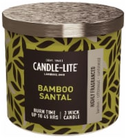 Candle-lite Bamboo Santal Jar Candle - Green Perspective: Main