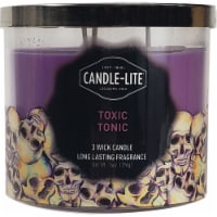 Candle-lite Toxic Tonic 3 Wick Candle - Purple Perspective: Main
