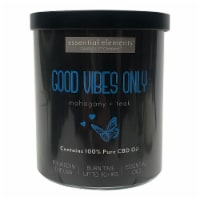 Candle-Lite® Essential Elements® Good Vibes Only 2-Wick Candle - Mahogany and Teak Perspective: Main