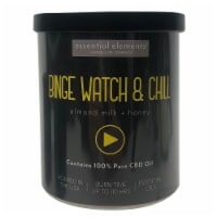Candle-Lite Company® Essential Elements® Binge Watch & Chill 2-Wick Candle - Almond Milk & Honey Perspective: Main
