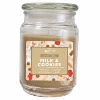 Candle-lit Limited Edition Milk & Cookies Scented Candle Perspective: Main