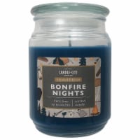 Candle-lite Bonfire Nights Scented Jar Candle - Blue Perspective: Main