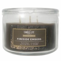 Candle-lite Limited Edition 3- Wick Scented Candle - Fireside Embers Perspective: Main