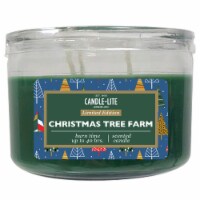 Candle-lite Limited Edition Christmas Tree Farm Jar Candle - Green Perspective: Main
