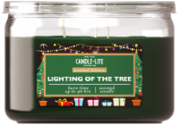 Candle-lite Holiday Lighting of the Tree Scented 3-Wick Candle Perspective: Main