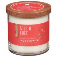 Candle-lite® Essential Elements® Wooden Wick Wild & Free Jar Candle