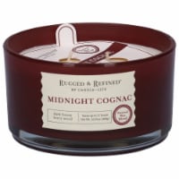 Candle-lite Rugged & Refined® Midnight Cognac Jar Candle Perspective: Main
