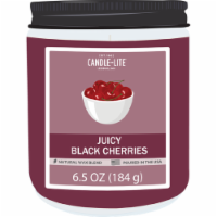 Candle-lite Jar with Screw Top Lid Juicy Black Cherries Perspective: Main