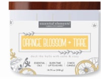 Essential Elements Orange Blosson & Tiare 3 Wick Candle Perspective: Main