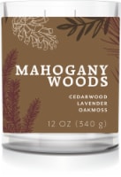 Candle-lite Mahogany Woods Scented Candle Perspective: Main