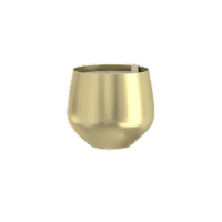 Candle-lite Gold Metal Cashmere Snowflake Jar Candle Perspective: Main
