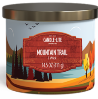 Candle-Lite Mountain Trail 3 Wick Candle Perspective: Main