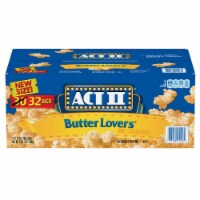 ACT II Butter Lovers Microwave Popcorn, 2.75 Ounce (32 Pack)