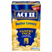 ACT II® Butter Lovers® Microwave Popcorn Value Size Bags Perspective: Main