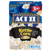 Act II® Kettle Corn Microwave Popcorn Perspective: Main