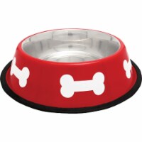 Ruffin' it 32oz Ss Red/Bones Bowl 19232